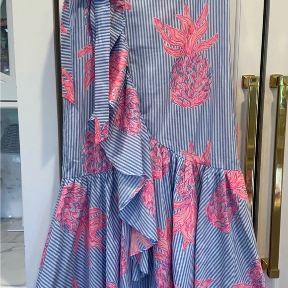 LILLY PULITZER LARISSA SET in BLUE PERI RUM SWIZZLE Sz 00•NEW WITHOUT TAGS• - Picture 4 of 7